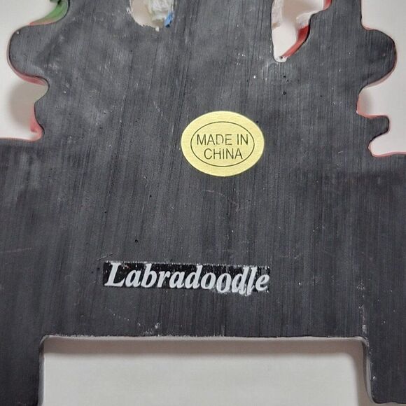 Kurt Adler Labradoodle Dog Christmas Ornament Red Truck Room to Personalize - Picture 7 of 10